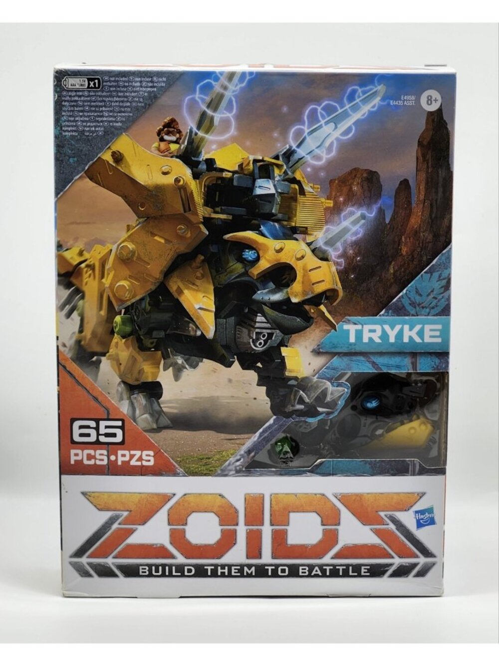 Zoids Giga Battlers Tryke Triceratops-Type Buildable Motorized Motion Figure